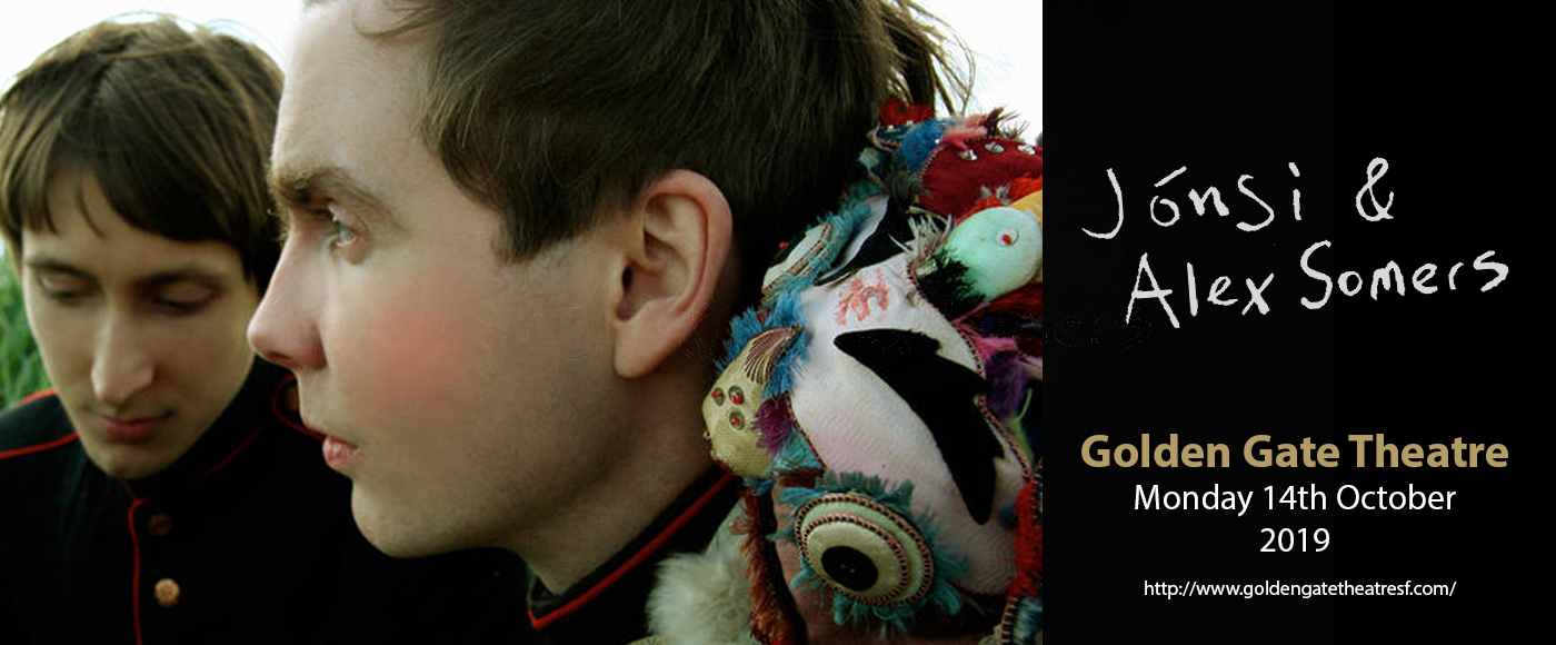 Jonsi Birgisson & Alex Somers at Golden Gate Theatre tickets Jonsi Birgisson & Alex Somers at Golden Gate Theatre