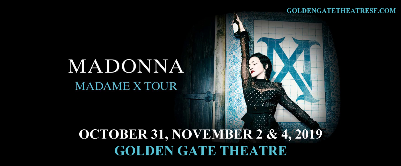 Madonna at Golden Gate Theatre tickets Madonna at Golden Gate Theatre