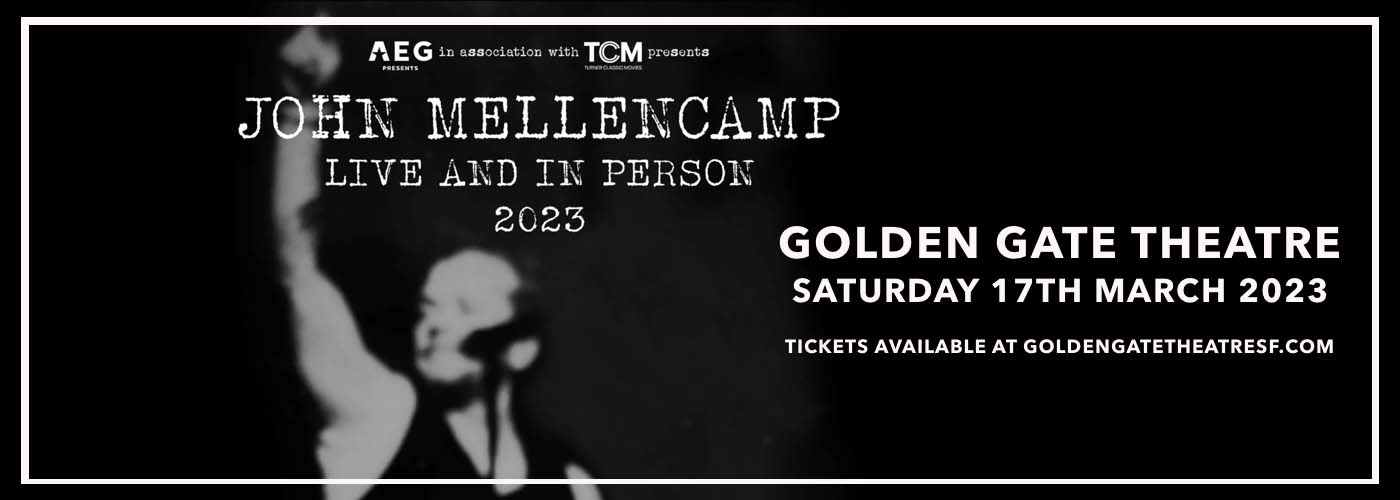 John Mellencamp at Golden Gate Theatre